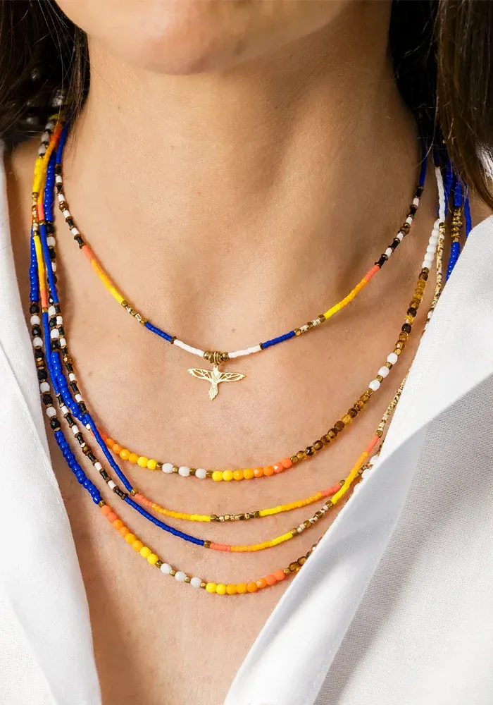 Collier Ras-De-Cou Eagle Indian – Image 5