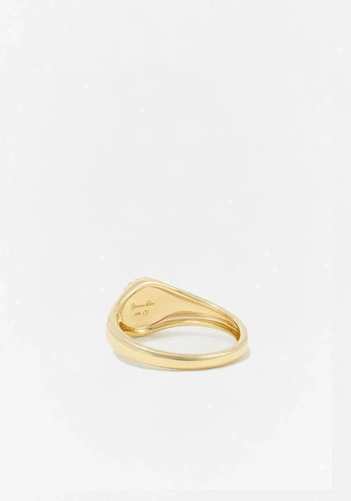 Baby Chevalière Ovale Néon Jaune – Image 3