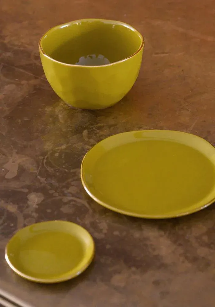 Assiette Good Morning Amber Green Moyen Modèle – Image 2