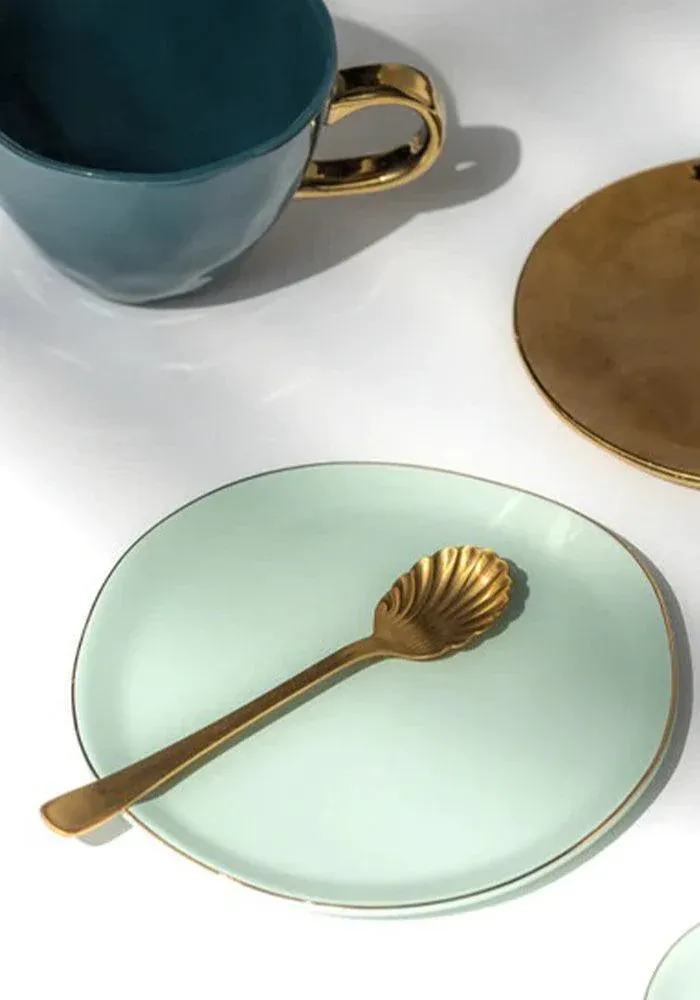 Assiette Good Morning Céladon Moyen Modèle – Image 2