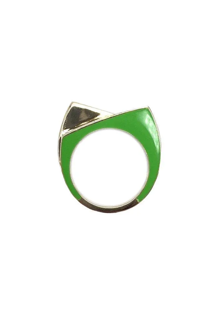Bague Handcuff Vert – Image 3
