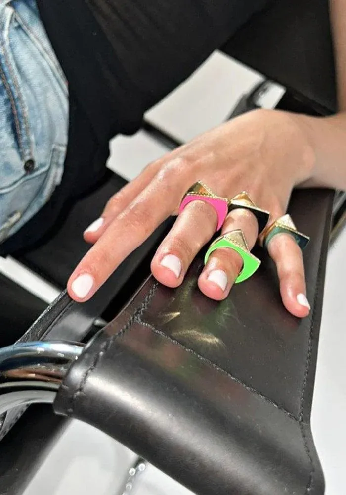 Bague Handcuff Vert – Image 2