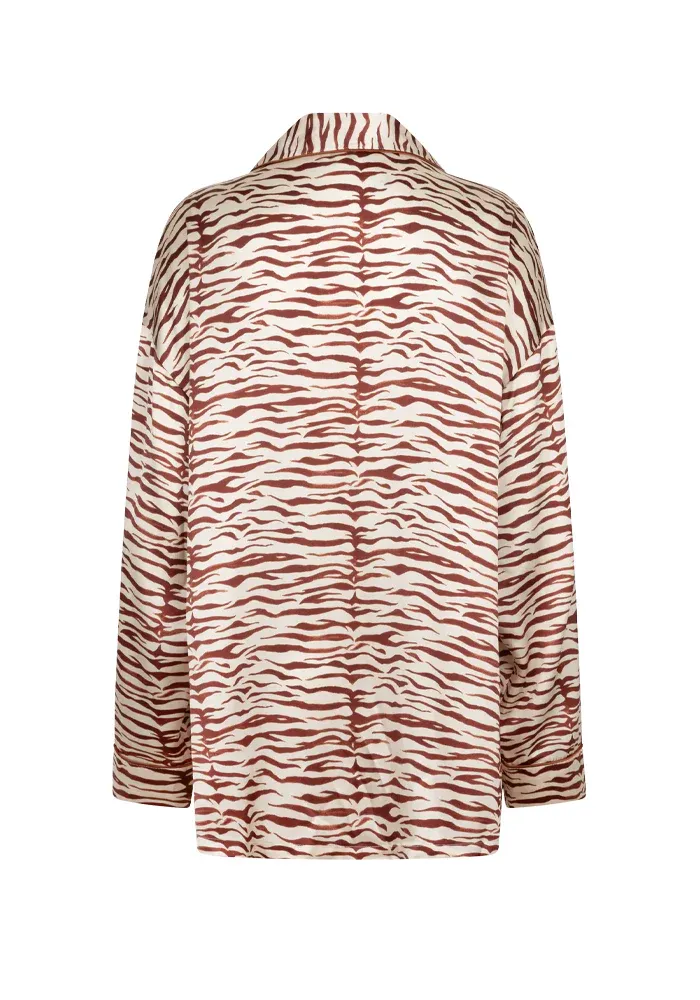 Haut De Pyjama Cedric Zébré Marron – Image 6