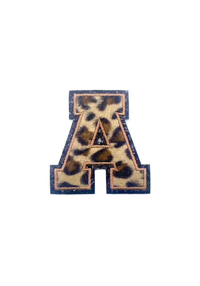 Sticker Columbia Lettre Leopard