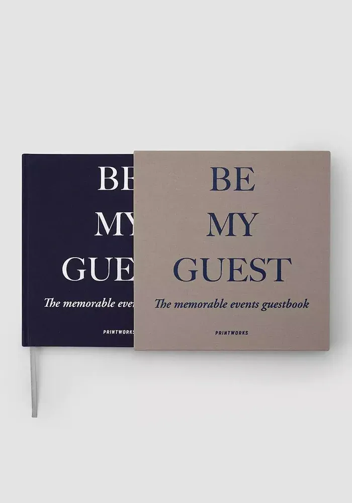 Livre D'Or Be My Guest Gris