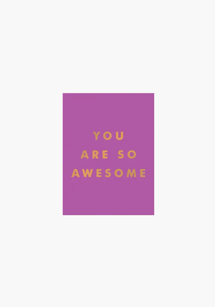 Livre You Are Awesome