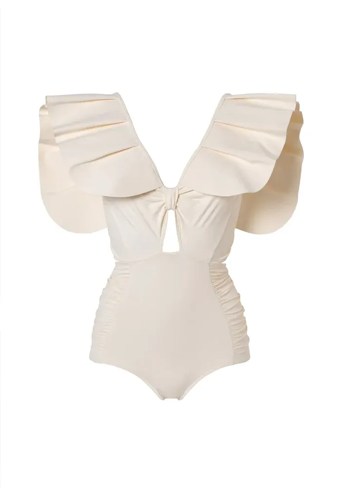 Maillot De Bain Une Pièce Montaigne Crème – Image 4