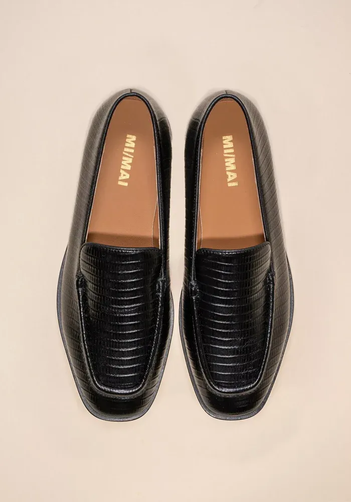 Mocassins Aalto Black Lizard – Image 3