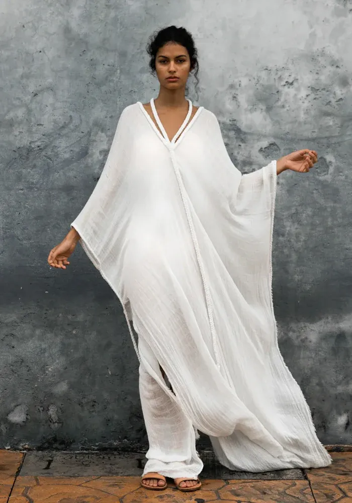 Robe Helena Caftan Cobalt – Image 2