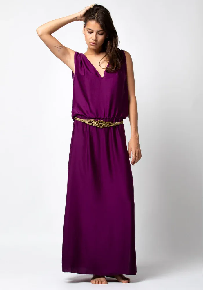 Robe Tali Longue Purple