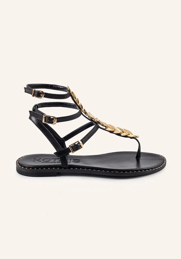 Sandales Elia 3 Brides Noires