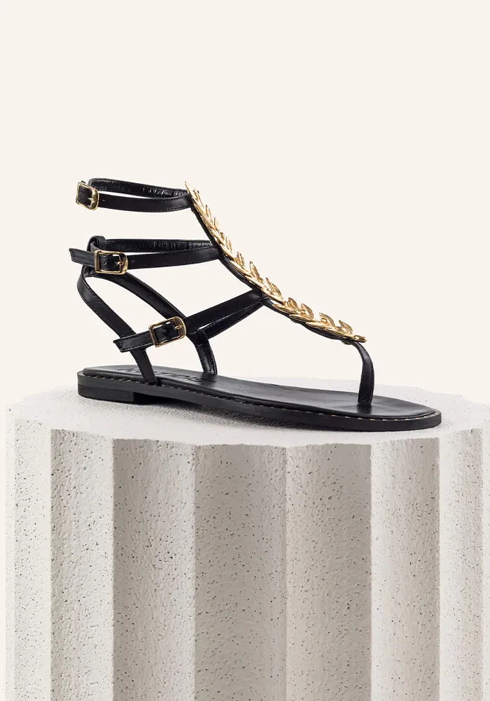 Sandales Elia 3 Brides Noires – Image 3