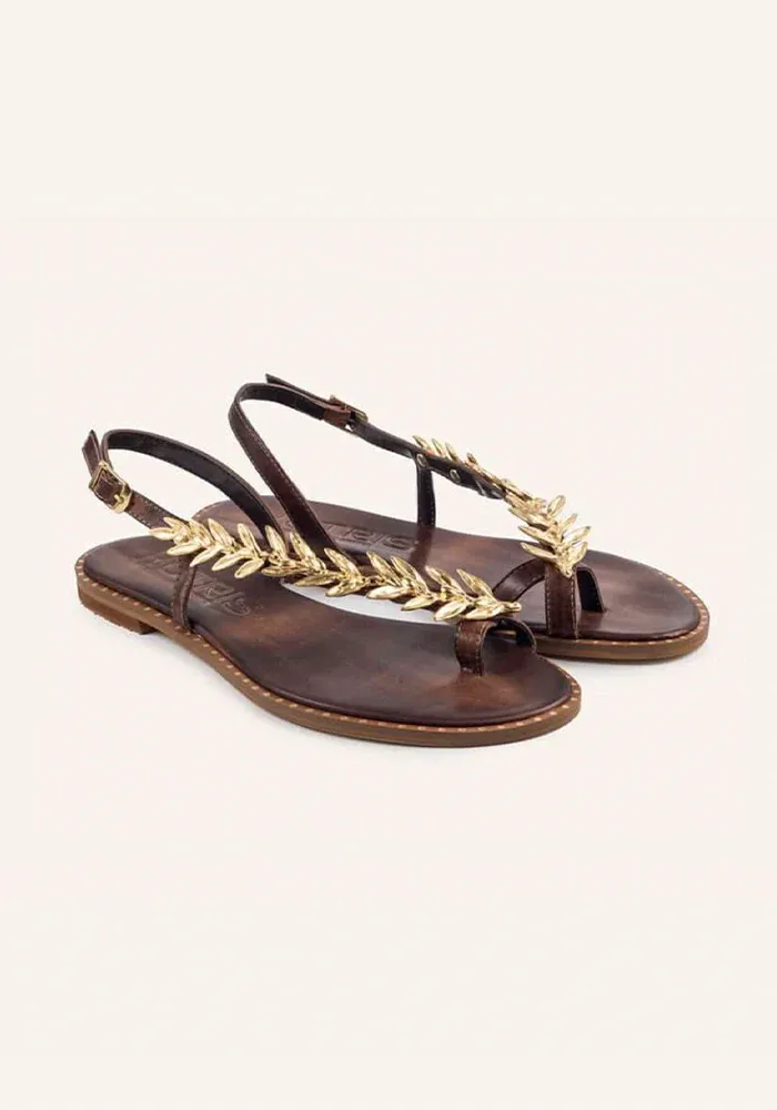 Sandales Elia 1 Bride Chocolat