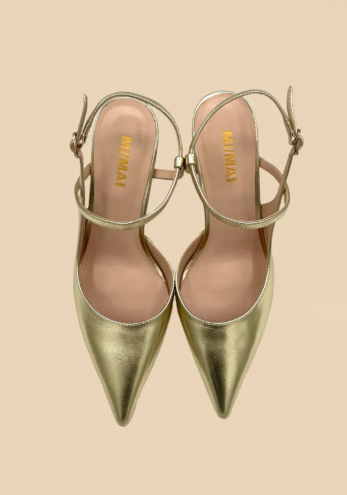Escarpins Emy Dorés – Image 3