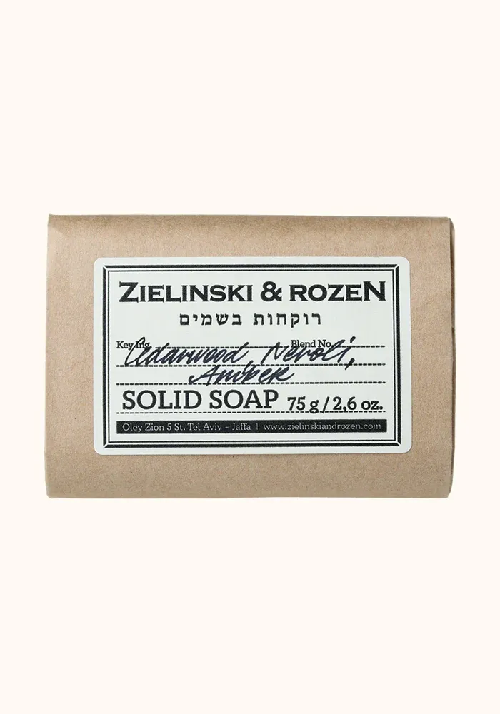 Savon Solide Bois De Cèdre, Néroli Et Ambre 75g