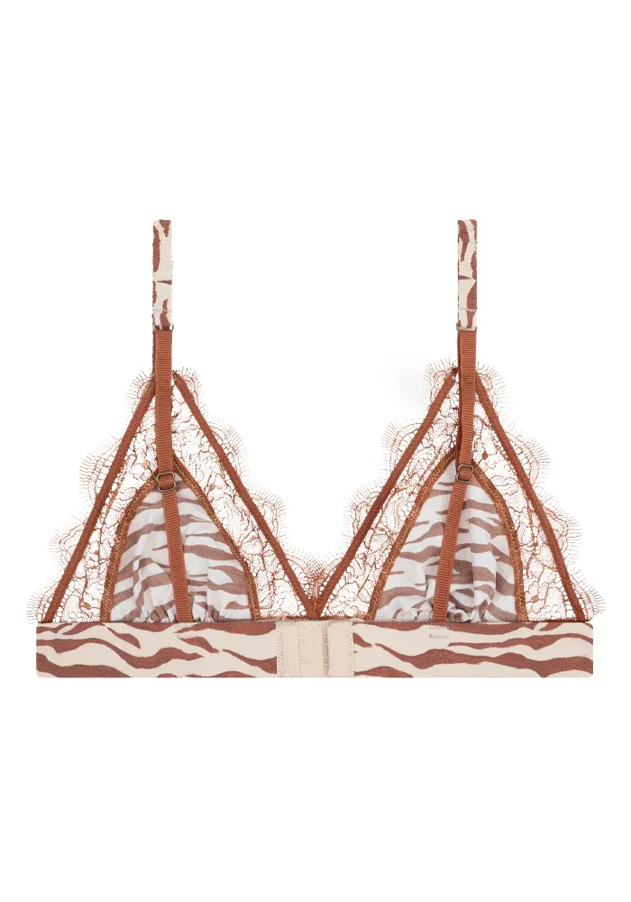 Soutien-Gorge Love Lace Marron Zébré – Image 3