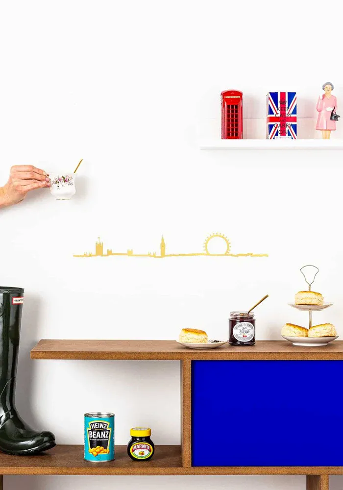 Skyline Londres 50cm Gold